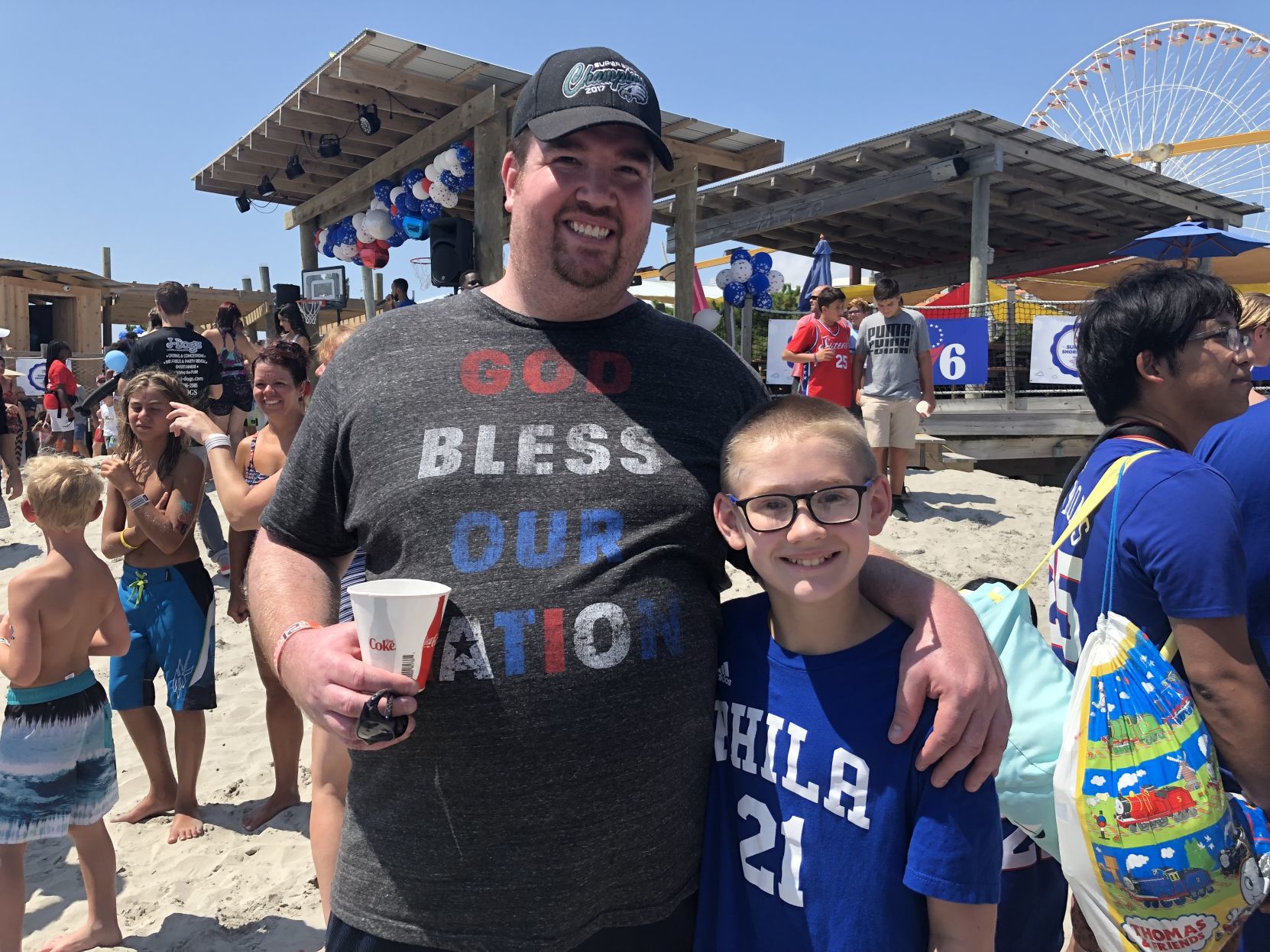 SEEN at 76ers Summer Shore Tour in Wildwood
